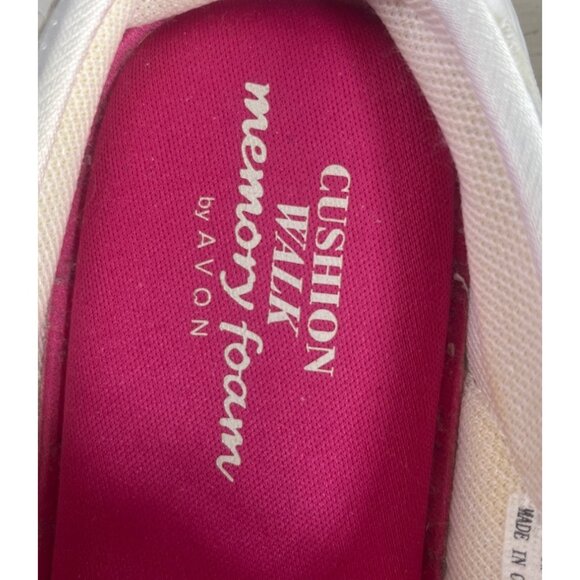 Avon Cushion Walk Memory Foam Slip On Shoes Womens 8W Gray - Picture 9 of 10